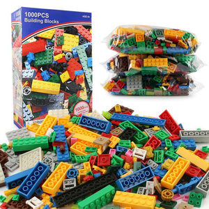 1000pcs City Diy Creative Building Blocks Sets Compatible Legoingls Minecrafted - coolelectronicstore.com