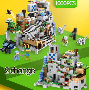 1000pcs My World Mechanism Cave Building Blocks LegoINGLYS Minecrafted Aminal - coolelectronicstore.com