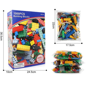 1000pcs City Diy Creative Building Blocks Sets Compatible Legoingls Minecrafted - coolelectronicstore.com