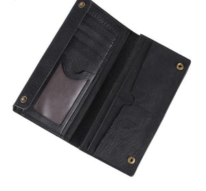 Unisex Genuine Leather Casual Travel Men Travel Solid Wallets New - coolelectronicstore.com