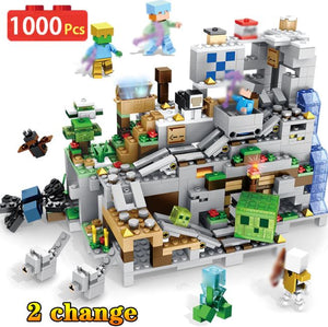 My World Minecraft Cave Building Blocks Compatible Legoinglys Minecraft Aminal - coolelectronicstore.com