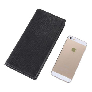 Unisex Genuine Leather Casual Travel Men Travel Solid Wallets New - coolelectronicstore.com