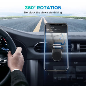 GETIHU Metal Magnetic Car Phone Holder Mini Air Vent Clip Mount Magnet Mobile Stand For iPhone  XS Max Xiaomi Smartphones in Car - coolelectronicstore.com