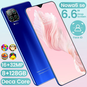 New NOWA6se 8 + 256G Dual Card Dual Standby 6.6-inch Full-screen Ultrabook Mobile Phone 10-core 4G Network - coolelectronicstore.com