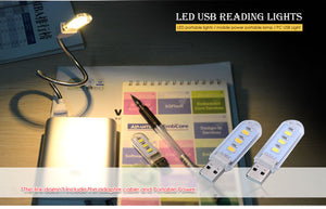 New Arrival Ultra Bright Mini Flexible LED USB Book light Lamp for Laptop - coolelectronicstore.com