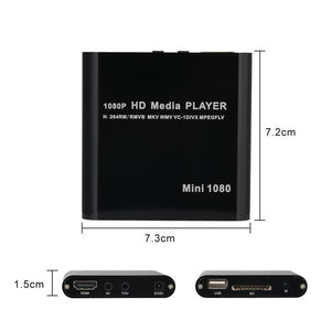 US Plug Mini HDMI Media Player - coolelectronicstore.com
