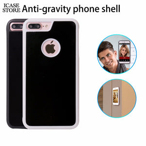 Anti-gravity Phone Case For iPhone X 8 7 6s Plus 6 5S Magical Anti Gravity Nano Suction Back Cover Antigravity case - coolelectronicstore.com