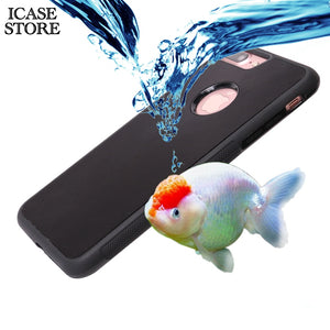 Anti-gravity Phone Case For iPhone X 8 7 6s Plus 6 5S Magical Anti Gravity Nano Suction Back Cover Antigravity case - coolelectronicstore.com