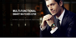 2019 Hot Torntisc GT08 Smart Watch phone support TF SIM card MP3 0.3MP camera Bluetooth Sync Notifier Clock for apple android OS - coolelectronicstore.com