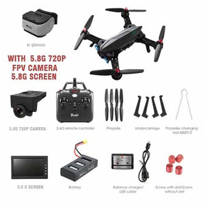 2.4G RC Helicopter High Speed Brushless Motor RC Drone With Camera FPV Real-Time Image Transmission RC Quadcopter - coolelectronicstore.com