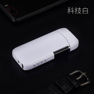Touch Induction Power Charge Display USB Double Arc Plasma Eletronic Pulse Lighter Metal Windproof Gadgets for Men Lighters - coolelectronicstore.com