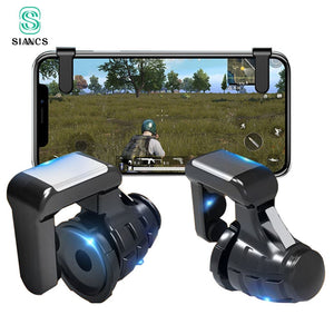 S9 PUBG Mobile Phone Game Trigger Fire Button Gamepad Controller Six Fingers Linkage Gaming Joystick Aim Key Shooter - coolelectronicstore.com