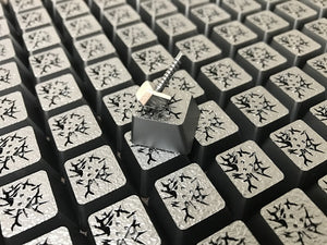 1pc HolyOOPS 3D Titanium alloy key cap all metal translucent Mechanical keyboard keycaps for Quake - coolelectronicstore.com