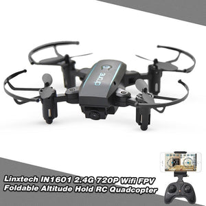 Linxtech IN1601 480P 720P Mini RC Drone with Camera - coolelectronicstore.com