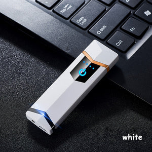 Usb charge electronic lighter windproof thin electric heating wire colorful cigarette lighter - coolelectronicstore.com