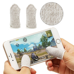 1 Pair PUBG Mobile Finger Stall Sensitive Game Controller Sweatproof Breathable Finger Cots Accessories for Iphone Adnroid - coolelectronicstore.com