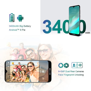 Android 9.0 FDD LTE 6.1inch 19:9 Waterdrop LTPS Screen Smartphone MTK6739 3GB RAM 16GB ROM 3400mAh Dual SIM 8.0MP - coolelectronicstore.com