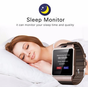 DZ09 Smart Watch Smartwatch Men Watch For Apple IP67 Waterproof Bluetooth Android with SIM slot Camera Clock Bracelet Wristwatch - coolelectronicstore.com