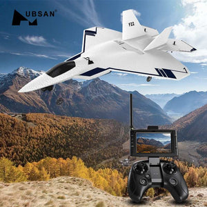 HUBSAN F22 310mm Wingspan EPO FPV RC Aircraft With 720P Camera & HT015B Transmitter With GPS Drone Brushed 2.4GHz 4CH RTF Drone - coolelectronicstore.com