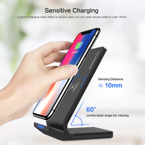 FLOVEME Universal Qi Wireless Charger For iPhone X XS XR 10W Fast Charger USB Wireless Charging For Samsung Galaxy S8 S9 Note 8 - coolelectronicstore.com