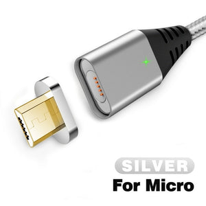 2.4A Quick Charger 3.0 Magnetic Cable For iPhone XS XR X 7 6 Fast Micro USB Type C Magnet Type-C Phone Cable For Samsung - coolelectronicstore.com
