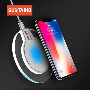 wireless Fast Charging Dock Cradle Charger for iphone XS MAX XR samsung xiaomi huawei - coolelectronicstore.com