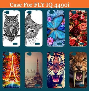 Phone Back Case  SOFT TPU back Cover  Nano Butterfly Eiffel Tower Lion Painted Case - coolelectronicstore.com