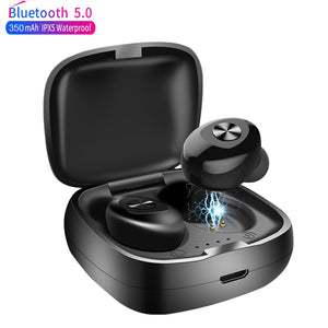 XG12 TWS Bluetooth 5.0 Earphone Stereo Wireless Earbus HIFI Sound Sport Earphones Handsfree Gaming Headset with Mic for Phone - coolelectronicstore.com