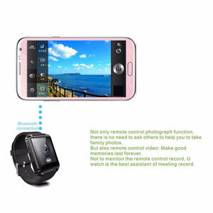 For Android XIAOMI SAMSUNG Smart Phone1.48" TFT LCD Bluetooth 3.0+EDR 2.4GHz Smart Wrist Watch Phone Camera Card - coolelectronicstore.com