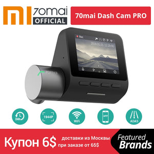 Xiaomi 70mai Dash Cam Pro 1944P GPS ADAS 70 mai pro car Cam Recorder English Voice Control 24H Parking Monitor Night Vision Wifi - coolelectronicstore.com