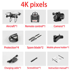 Drone 4K S32T rotating camera quadcopter HD aerial photography air pressure hover a key landing flight 20 minutes RC helicopter - coolelectronicstore.com