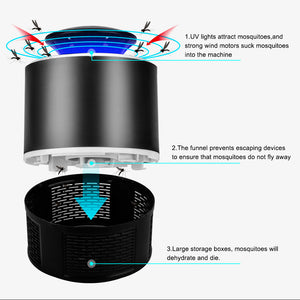ETONTECK USB Electric Mosquito Killer lamp anti mosquito Trap LED Night Light Lamp Bug insect killer Lights Pest Repeller - coolelectronicstore.com