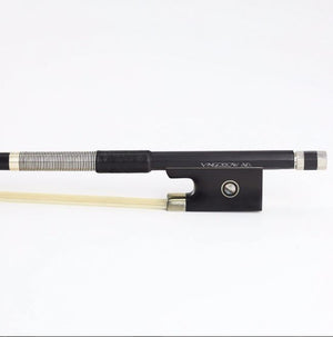 Free Shipping 4/4 Size Black Carbon Fiber Violin Bow Good Quality Ebony Frog New - coolelectronicstore.com