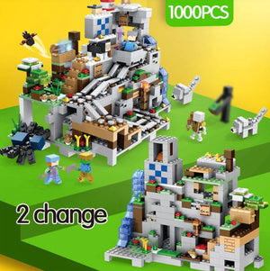 My World Minecraft Cave Building Blocks Compatible Legoinglys Minecraft Aminal - coolelectronicstore.com