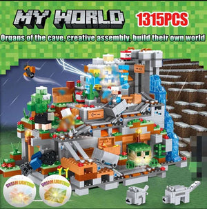 Technic Blocks Mountain Cave Creator Designer Compatible Legoinglys Minecrafted - coolelectronicstore.com