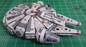 2019 Star Series Wars Millennium Falcon Outer Space Ship Building Block Model - coolelectronicstore.com